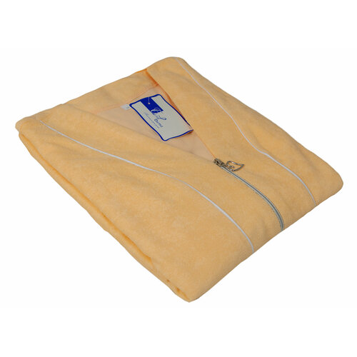 Халат БельВита, размер 52, оранжевый халат махровый женский comodo р 50 бирюзовый