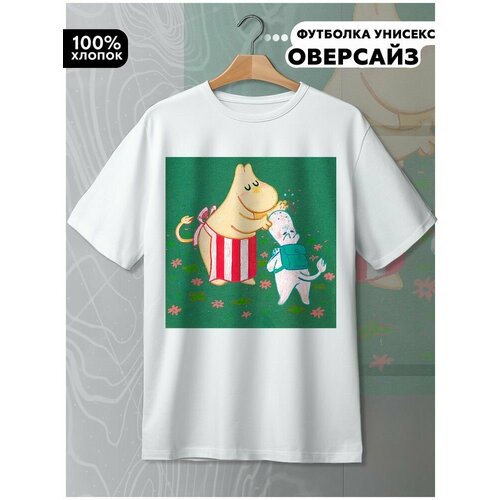 фото Футболка hypnotica, размер l, белый