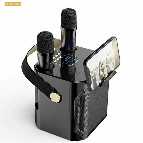 Беспроводная колонка с караоке Koleer S882 10WTFUSB 440000₽