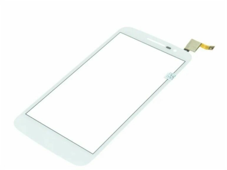Тачскрин (сенсорное стекло) для Alcatel 7044 (POP 2 Premium) белый