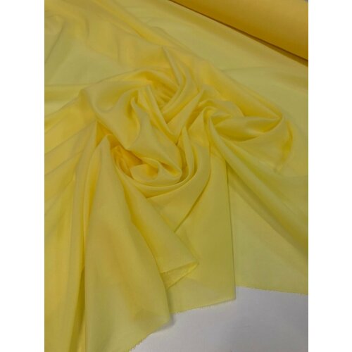 Ткань шифон мульти , однотонный, цвет желто-лимонный ширина 150 см, цена за 3 метра погонных. ткань шифон мульти однотонный цвет красный греция цена за 3 мета погонных
