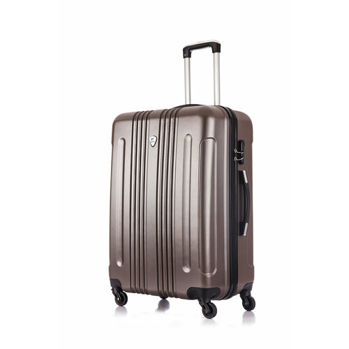 Чемодан Lacase, 85 л, размер L, коричневый