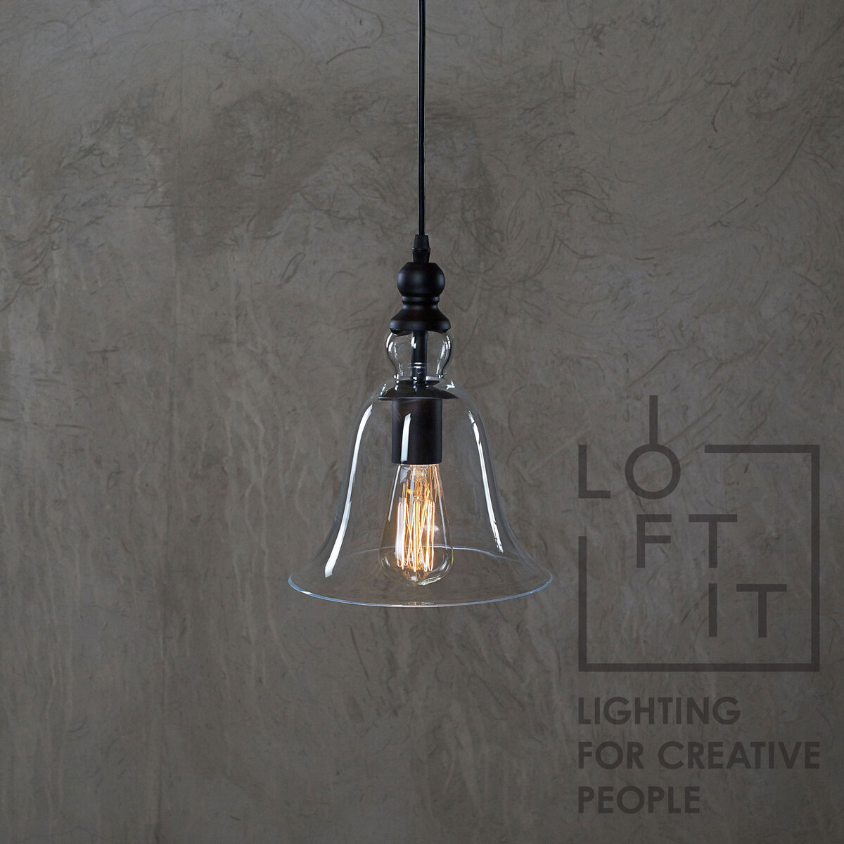 Подвесной светильник Loft IT Glass Bell - фото №3