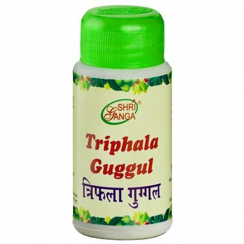 Трифала Гуггул Шри Ганга очищение, детокс Triphala Guggul Shri Ganga 100 гр