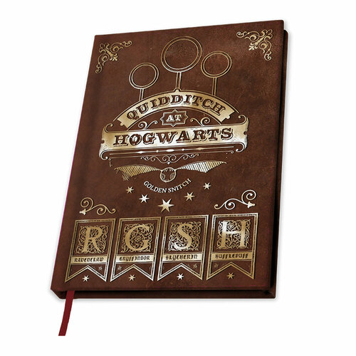 Записная книжка Harry Potter A5 Notebook Quidditch X4 ABYNOT036 записная книжка harry potter a5 notebook quidditch x4 abynot036