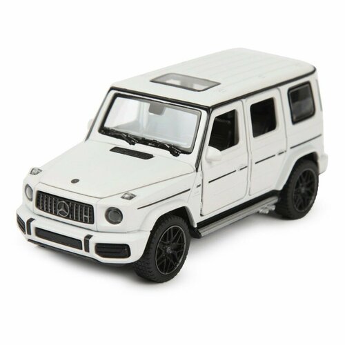 Машина Rastar 1:32 Mercedes-Benz AMG G63 Белая 64110 машина металлическая mercedes benz g63 amg 1 32 открываются двери инерция цвет чёрный