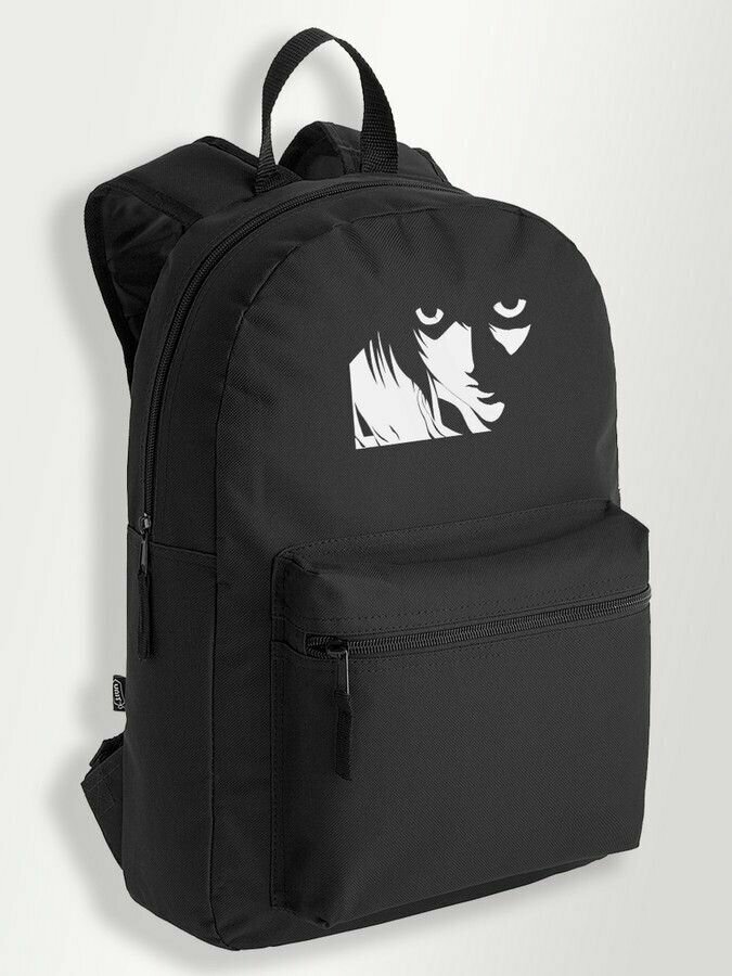Черный школьный рюкзак с принтом Bleach Аниме - 178