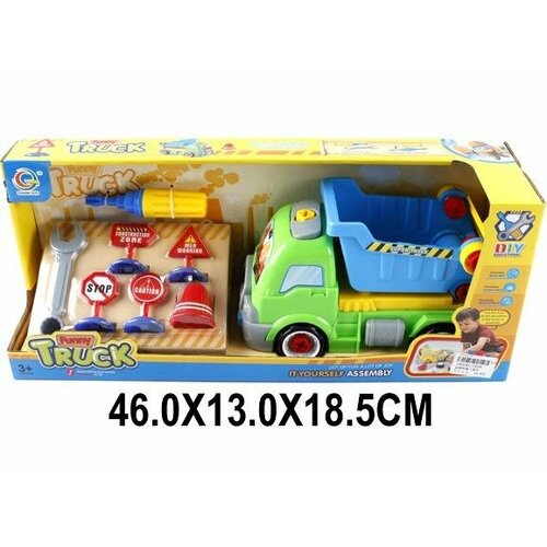 Shenzhen toys Грузовик с аксессуарами сборно-разборная модель в коробке