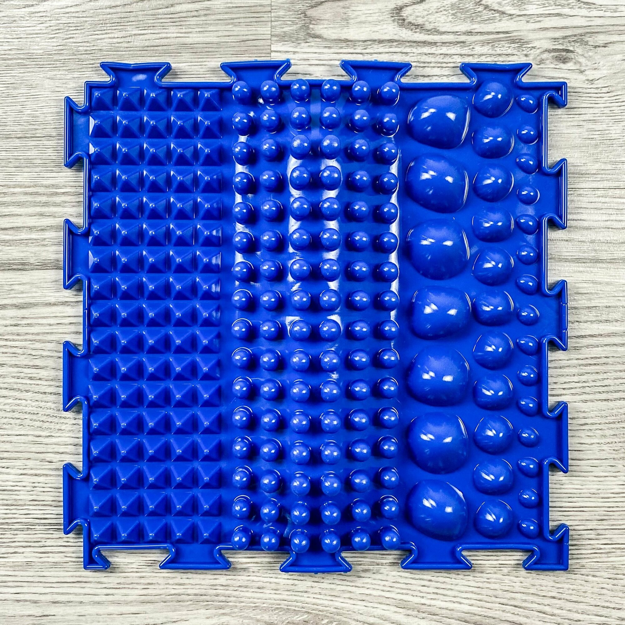 Ортодон модульный коврик пазл "Три тропинки" (3в1), синий, 25 х 25 см