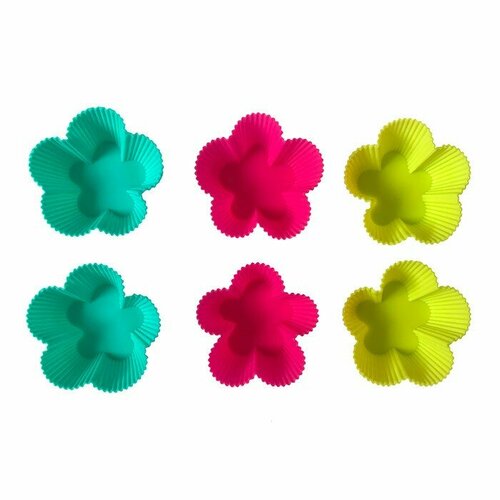 Форма для выпечки кексов Erringen Muffin Cup F986F ( 6 шт в упак )