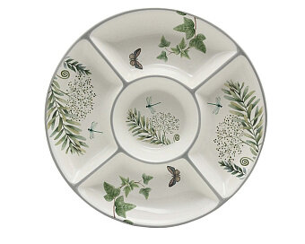 Менажница PRIMA COLLECTION Дикий папоротник 26 см 5 ячеек HC8A04 C3