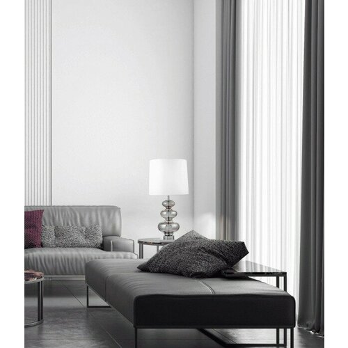 Интерьерная настольная лампа LDT 303 CHR+WT