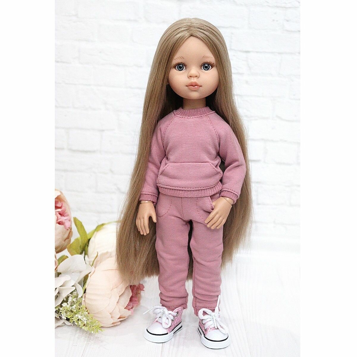 Комплект одежды и обуви для кукол Paola Reina 32 см, пудровый, розовый