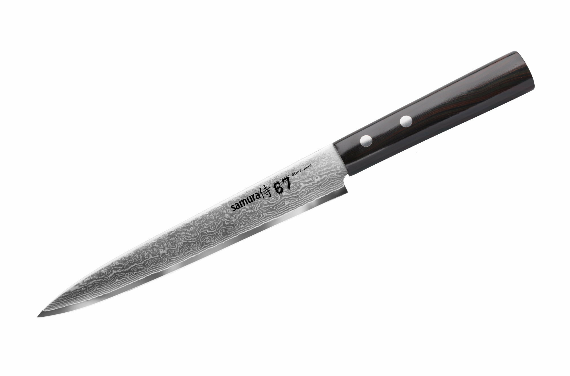 Нож филейный Samura 67 Damascus, лезвие 19.5 см Hoff - фото №11