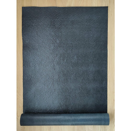 Натуральная итальянская кожа производства Monpel Italia, с тиснением - кобра - Формат А1