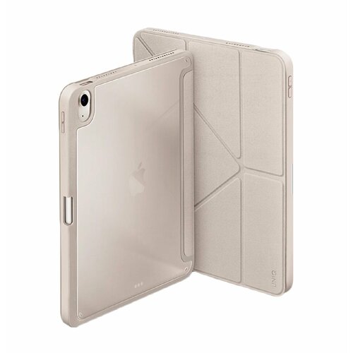 Чехол Uniq Moven (с держателем для стилуса) Ivory для iPad Air 10.9 (2022/2020) бежевый, розовый, белый