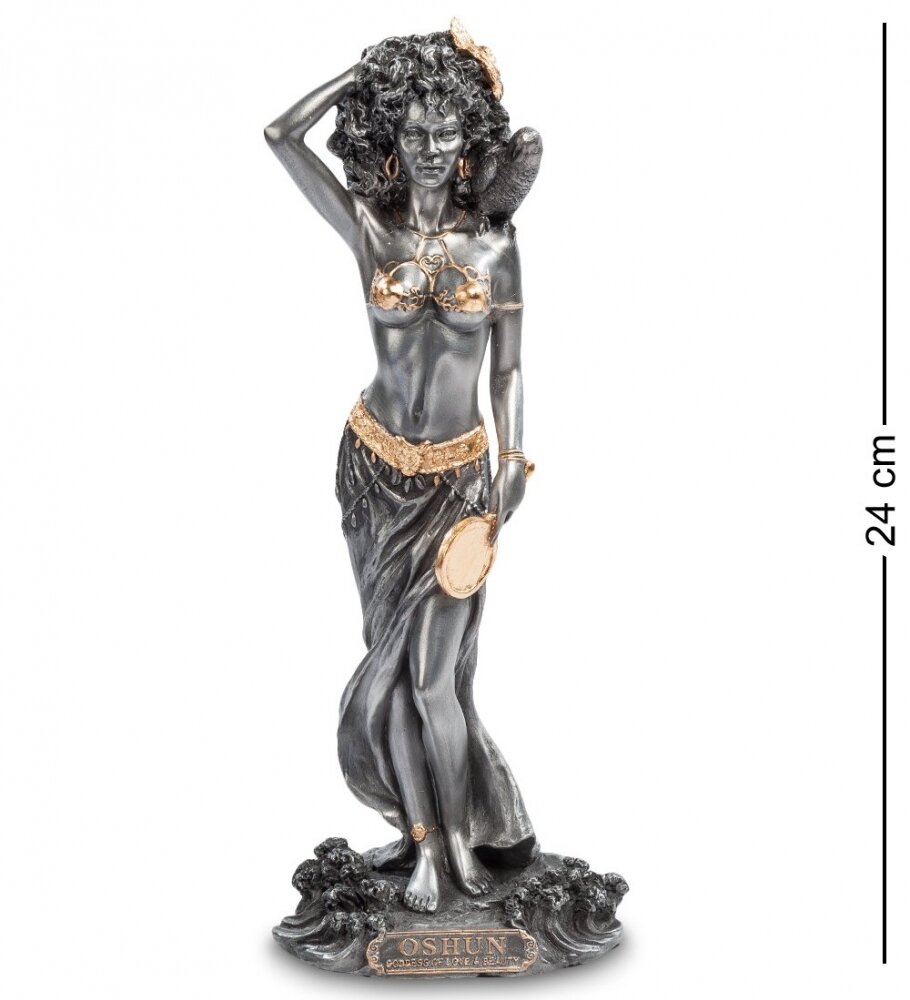 Статуэтка Veronese "Ошун - Богиня красоты" (black/gold) WS-78
