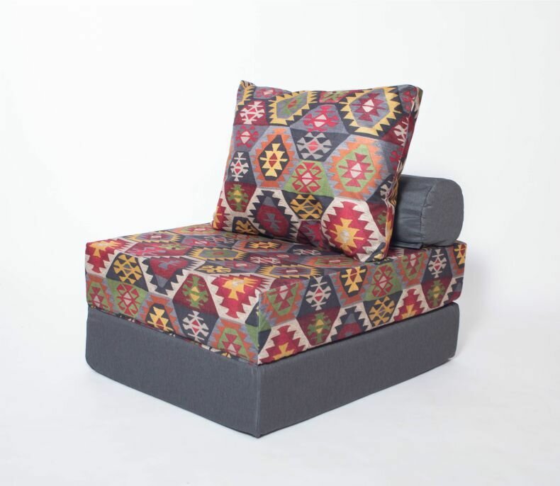 Кресло-кровать Прайм, мехико-графит