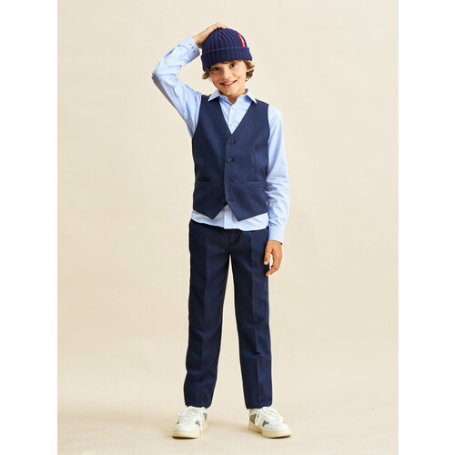 фото Жилет noble people, размер 152, синий