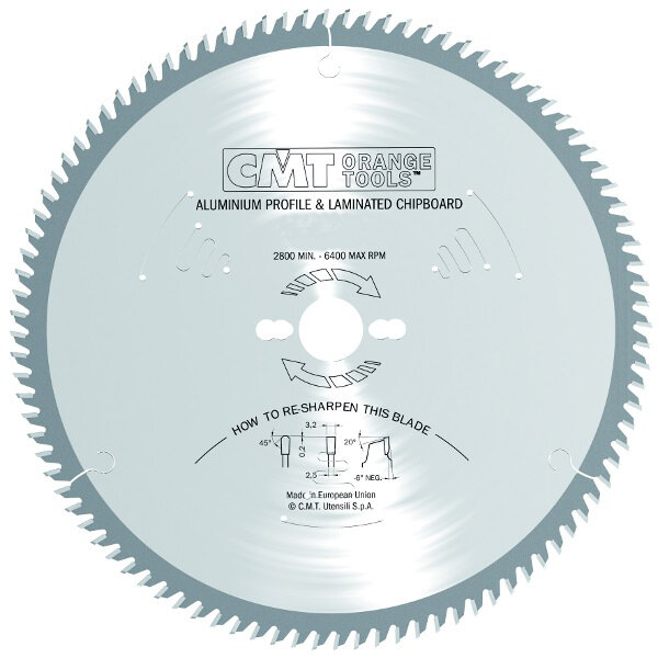 Диск пильный CMT 305*30*3,2/2,5 (-6° TCG Z=96) 297.096.13M - фото №3