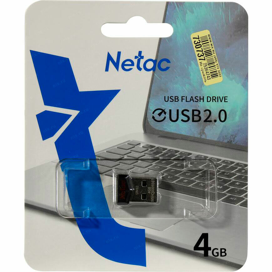 Флеш-накопитель USB 20 Netac UM81