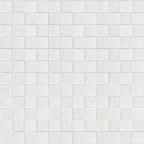 Панель 3D самоклеящаяся Мозаика белая 700*700*7мм, 1шт
