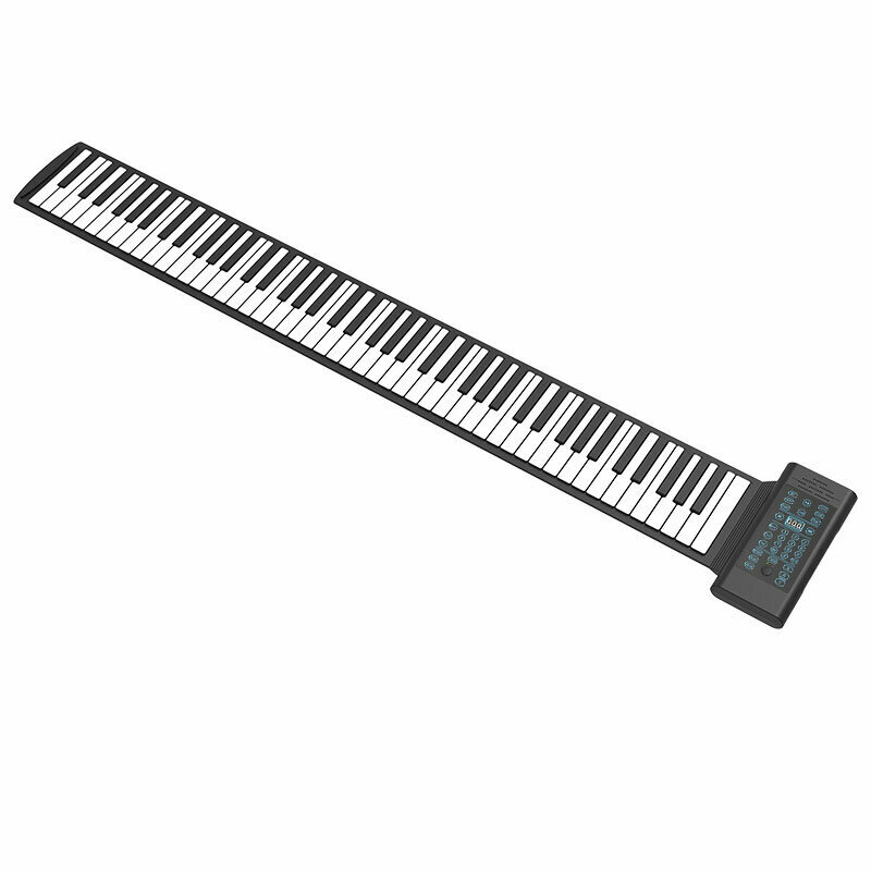 Портативное пианино Xiaomi SILICON FLEXIBLE ROLL UP PIANO 88