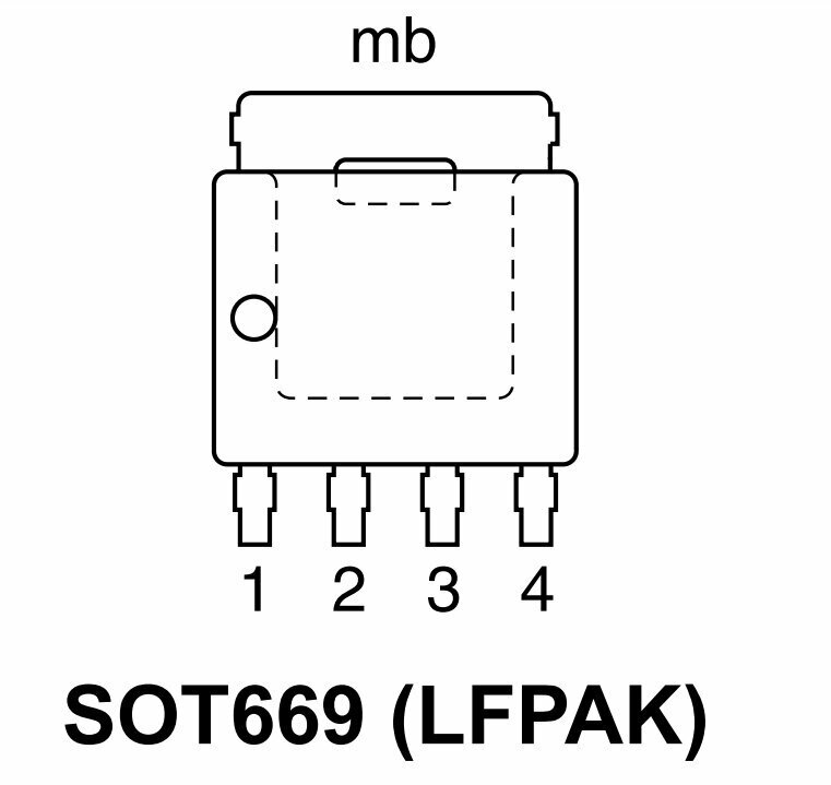 Микросхема PH4030AL N-Channel MOSFET 30V 100A LFPAK