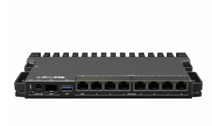 Сетевое оборудование MikroTik RB5009UPr+S+IN Маршрутизатор CPU ARM64, 4 ядра 350-1400MHZ, 1GB RAM, 7*1Gbit RJ45, 1*2.5gbit RJ45, PoE out 1-7port — фото 4