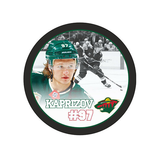Шайба Rubena Игрок НХЛ KAPRIZOV №97 Миннесота 1-ст.