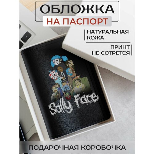 фото Обложка для паспорта russian handmade обложка на паспорт sally face op01931, черный