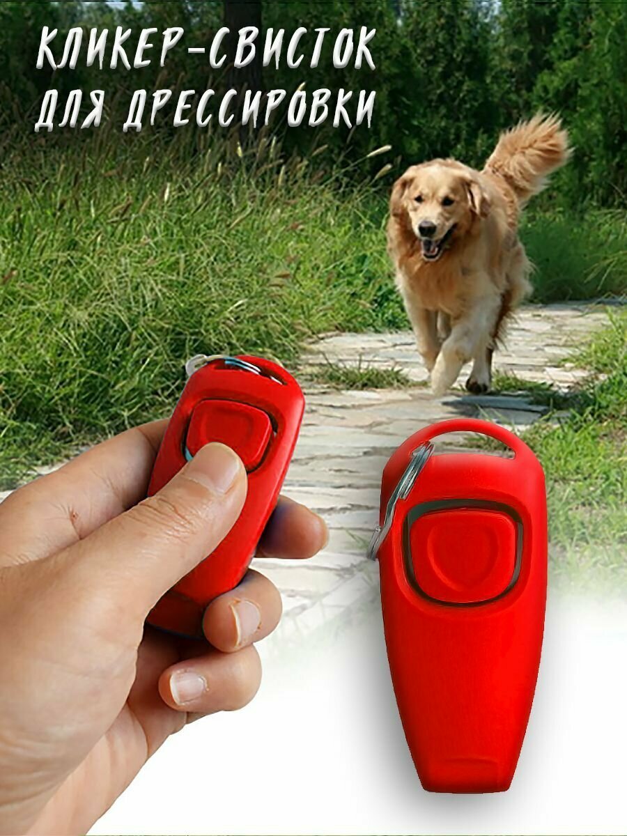 Кликер-свисток для дрессировки