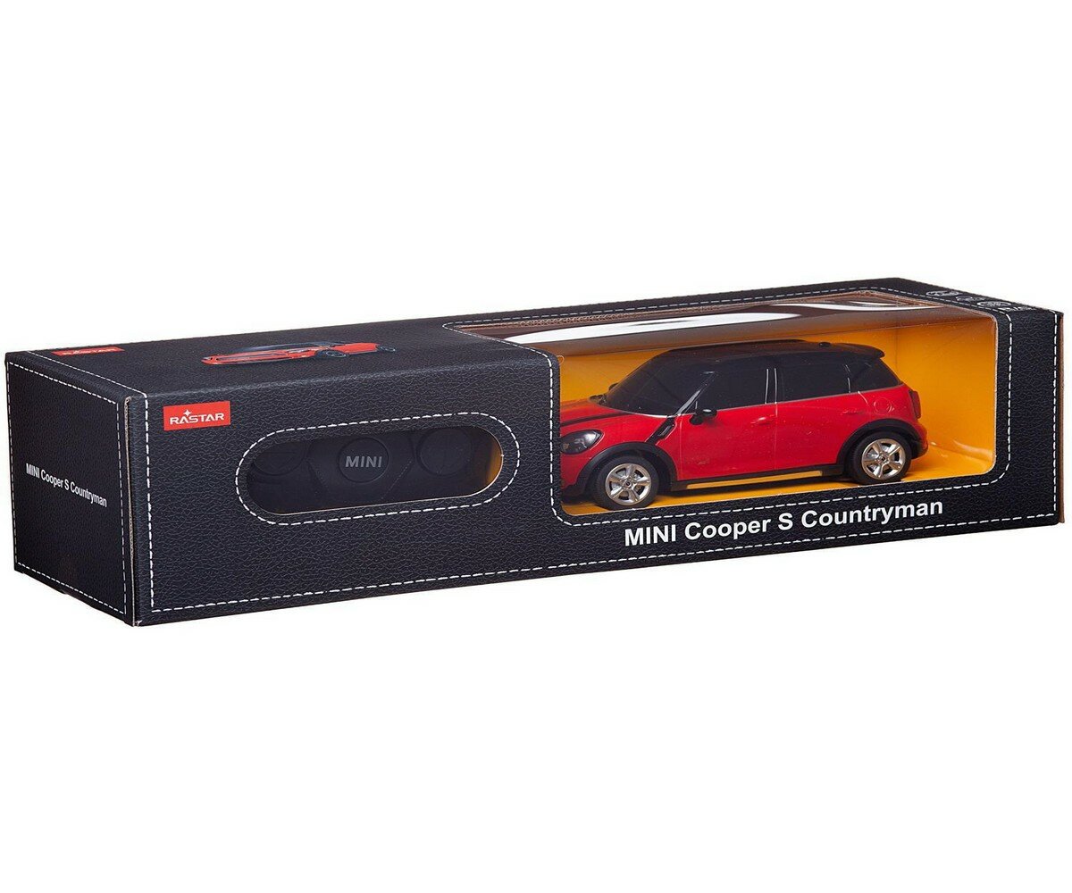 Rastar Машина на р/у – Mini Cooper S Countryman, 1:24, красный - фото №12