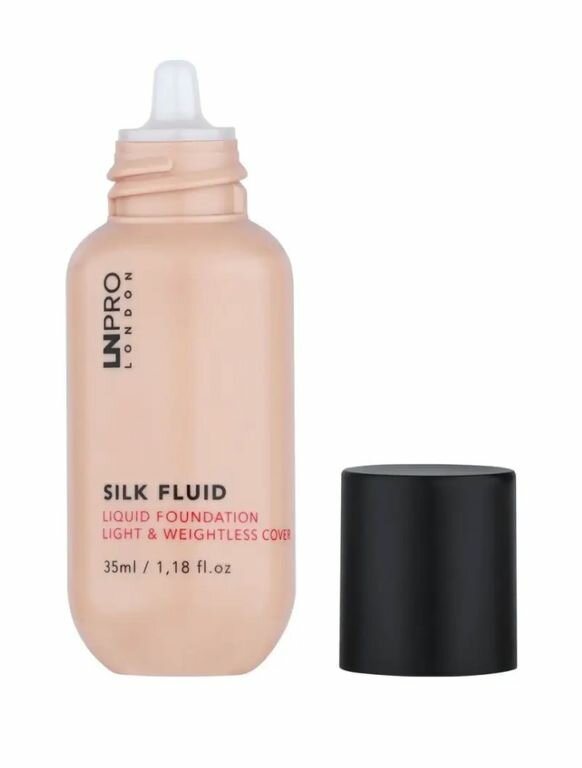 LN PRO Тональная основа для лица SILK FLUID, тон 103 ваниль