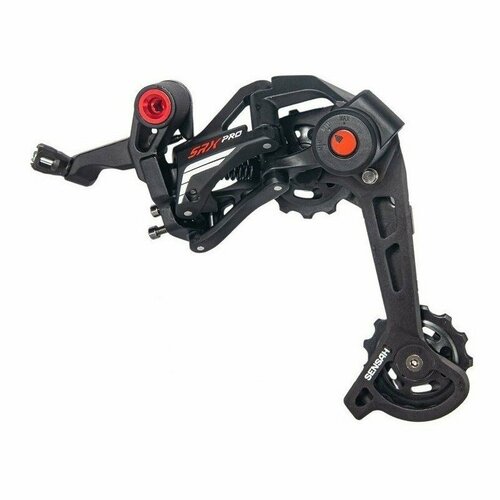 Задний переключатель, SENSAH SRX PRO 11скор. SGS чёрный, регулируемая жесткость.