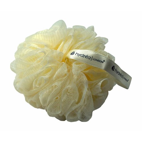Мочалка-шар для тела Hydrea London Champagne cream Body Buffer (Soft Texture)