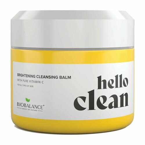 Очищающий бальзам для лица с витамином С Biobalance Hello Clean Brightening Cleansing Balm