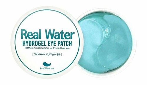 Гидрогелевые увлажняющие патчи для глаз с ледниковой водой Prreti Real Water Hydrogel Eye Patch