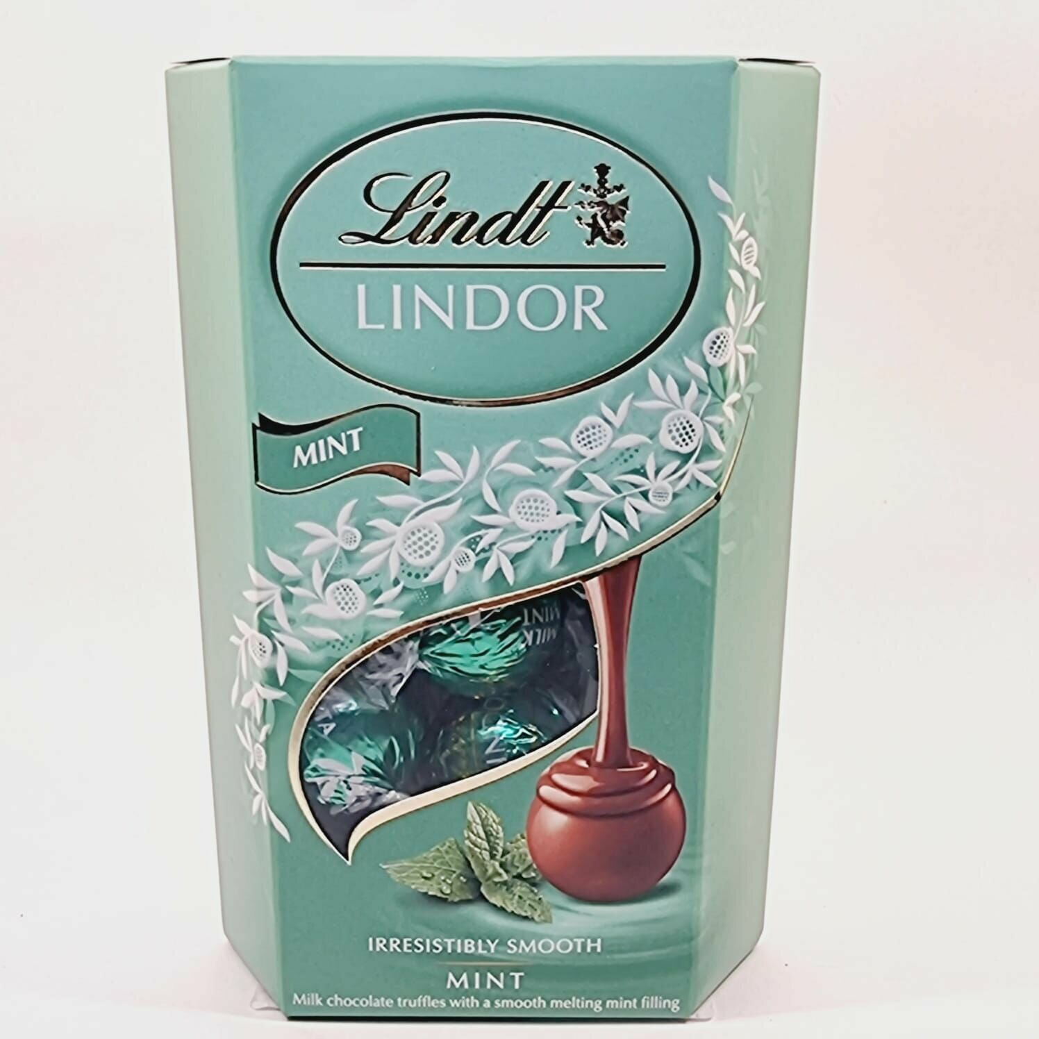 Конфеты шоколадные Lindt Lindor "Mint" мятные 200 г (из Финляндии)