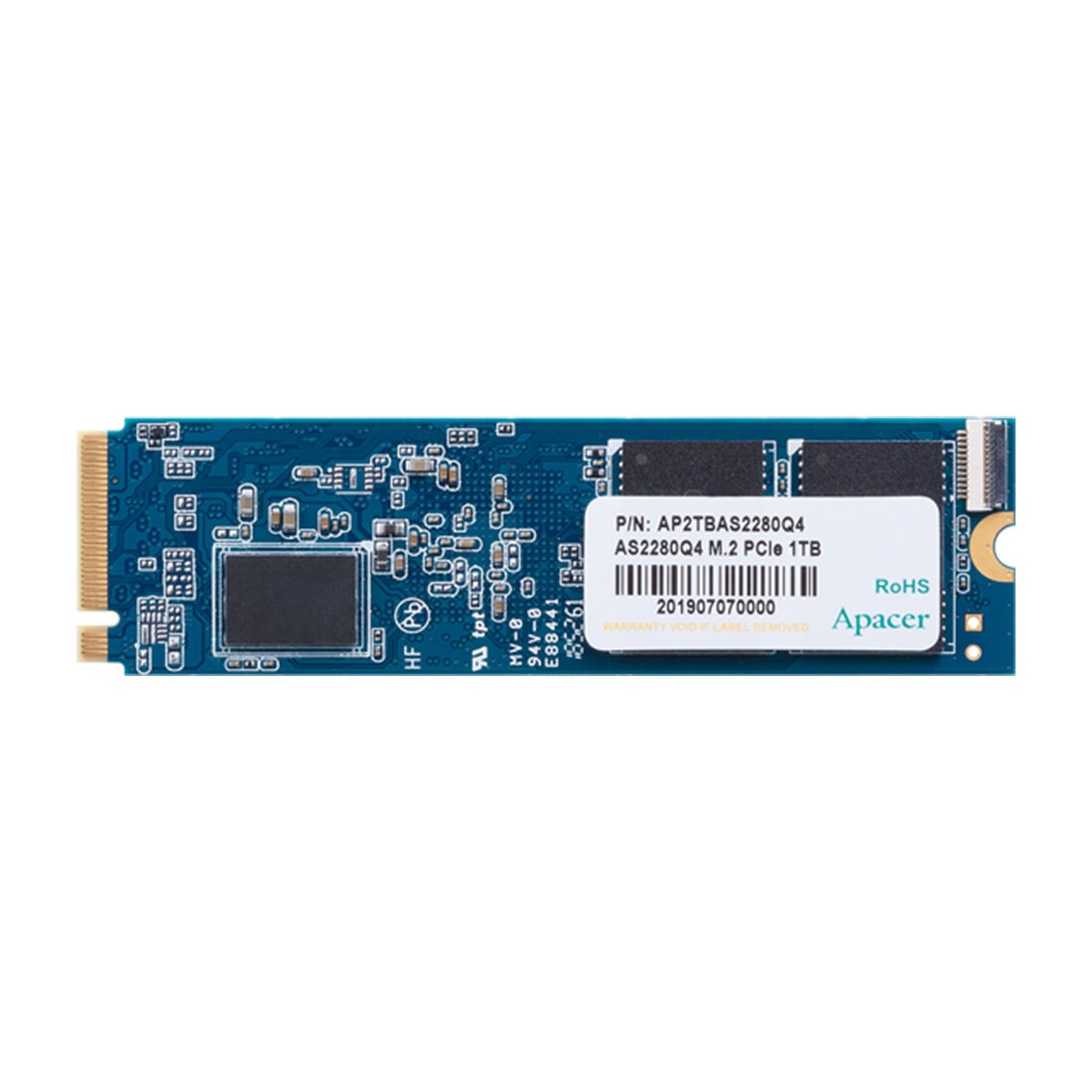 Накопитель SSD M.2 2280 Apacer AS2280Q4 1TB PCIe Gen4x4 with NVMe 3D TLC 5000/4400MB/s IOPS 750K, MTBF 1.5M RTL - фото №15