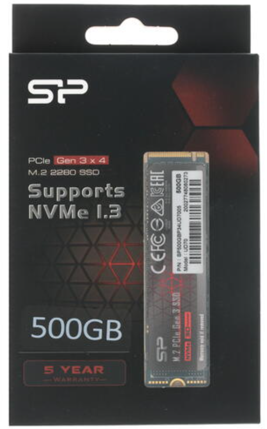 SSD накопитель SILICON POWER M-Series UD70 500ГБ, M.2 2280, PCI-E x4, NVMe - фото №16