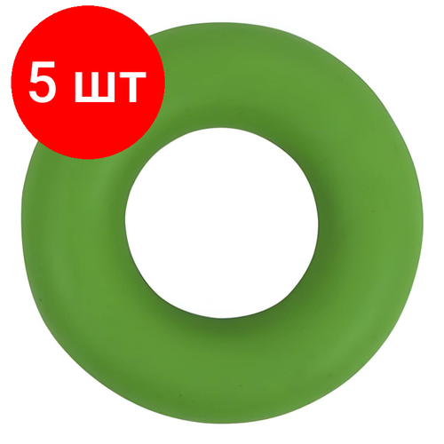 Комплект 5 штук Эспандер кистевой 20 кг зеленый 00000077396 1990₽