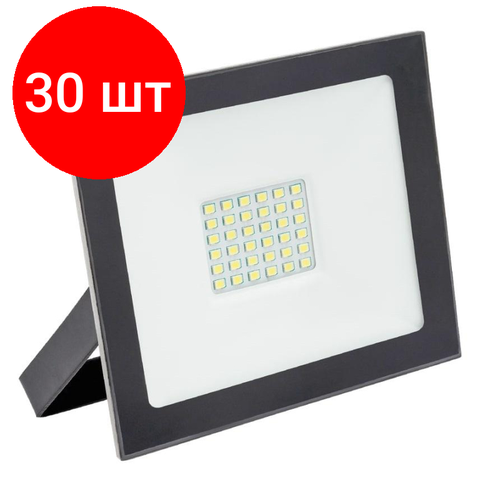 Комплект 30 штук, Прожектор светодиодный Космос K_PR5_LED_30 30Вт, 2400лм, IP65