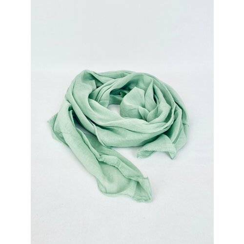 фото Шарф kikka mia,150х70 см, зеленый, голубой