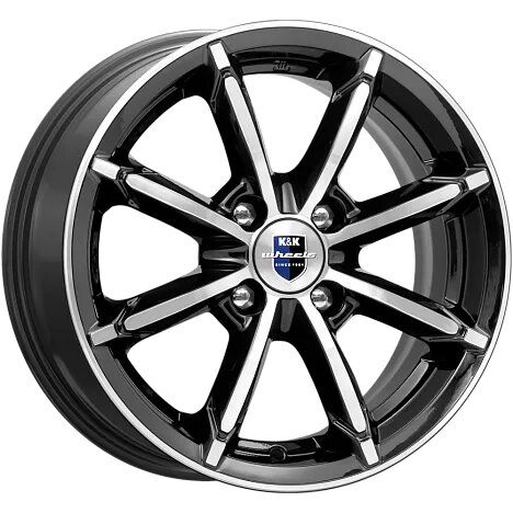 Диски КиК SportLine KC603 14 / 4*98 ET30 D58.6 J6.0 Алмаз чёрный