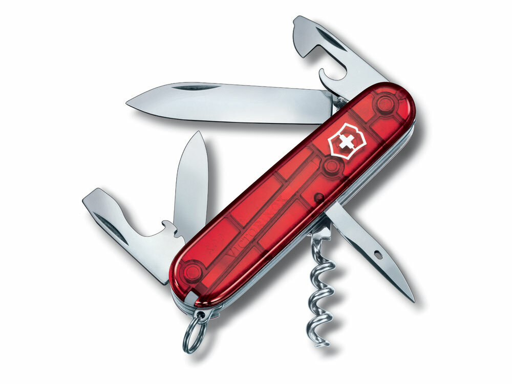 Нож перочинный Victorinox Spartan (1.3603.B1) 91мм 12функций красный блистер - фото №9