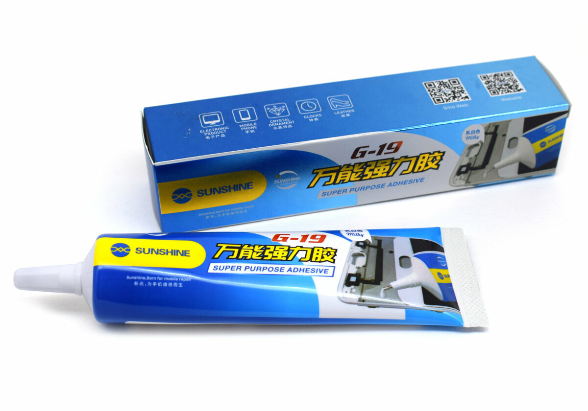 фото Суперклей Sunshine G-19 белый