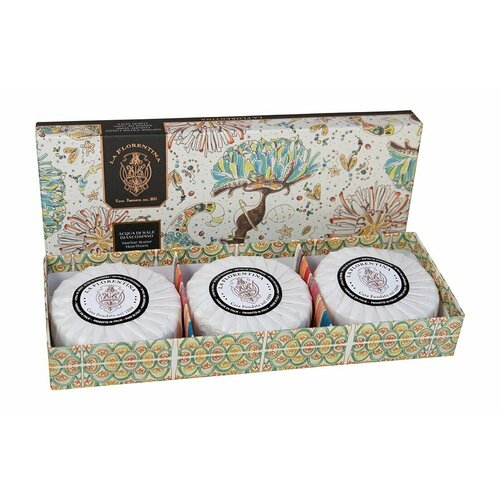 Набор мыла с экстрактами морской воды и кратегуса La Florentina Giardino Segreto Collection Marine Water and Hawthorn Soap Set