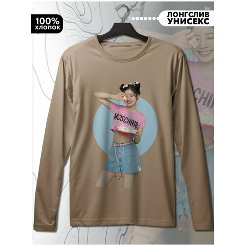 фото Лонгслив hypnotica, размер l, бежевый