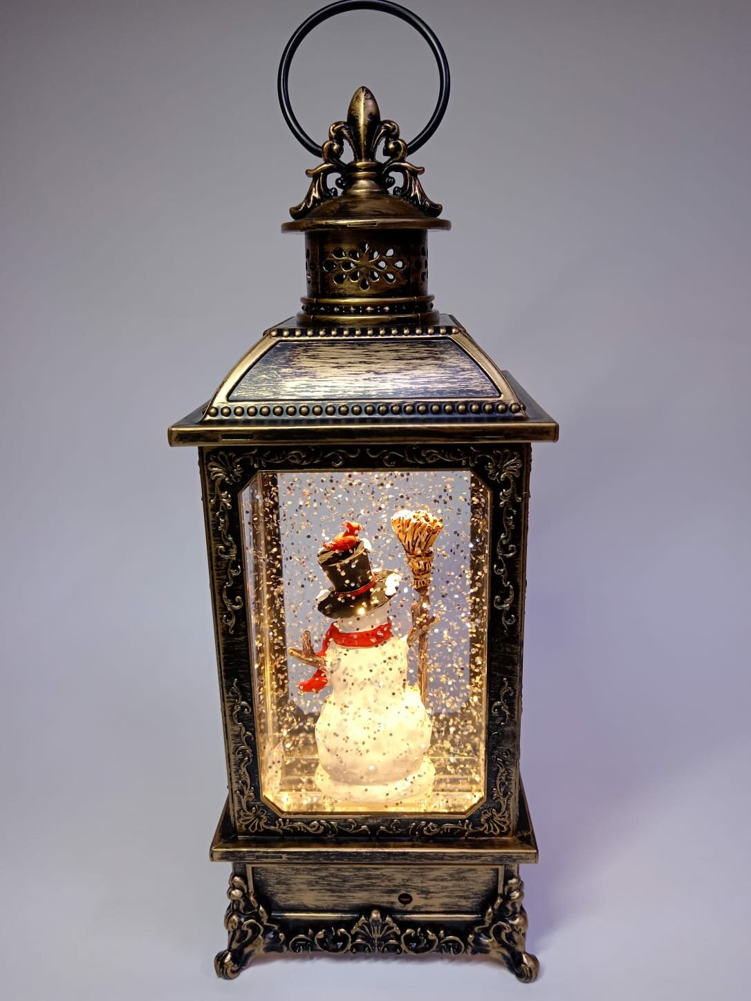 Светильник ночник "Новогодний снеговик", музыкальный, с подсветкой - фотография № 5